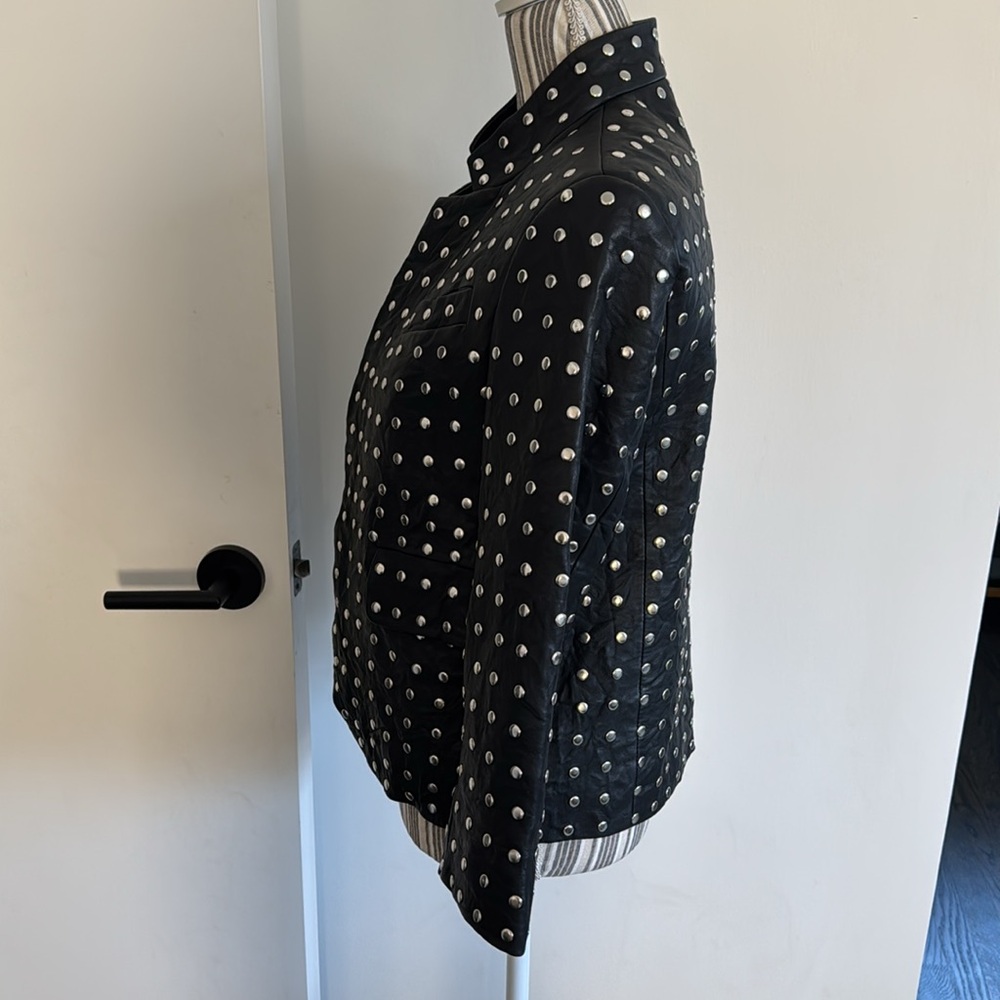 Zadig and Voltaire Verys studded leather jacket - 36 NWOT - Picture 7 of 11